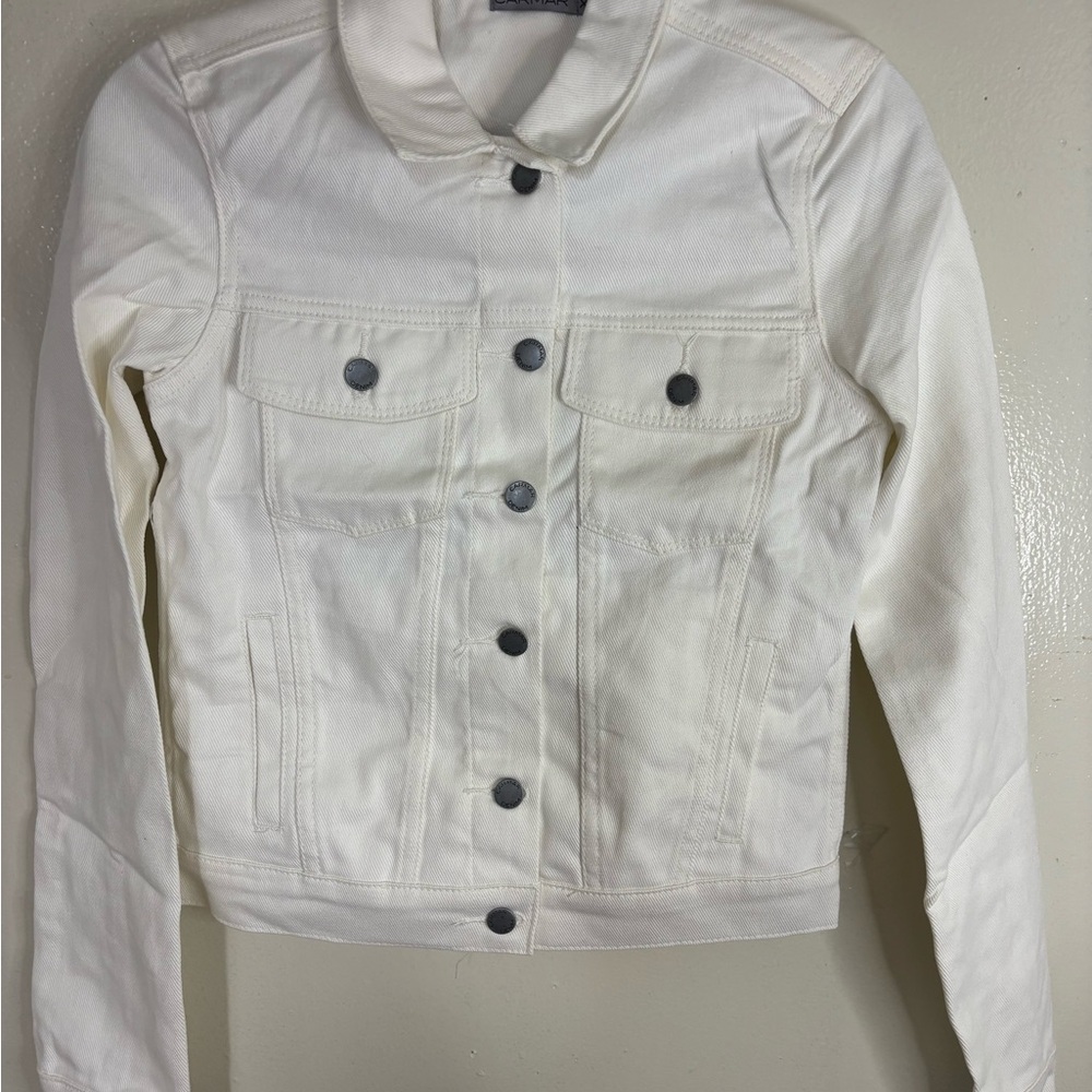 Carmar Women's White Denim Jacket